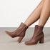 DAMEN-STIEFELETTEN MIT STRETCH MODISCHE ABSATZBOOTIES